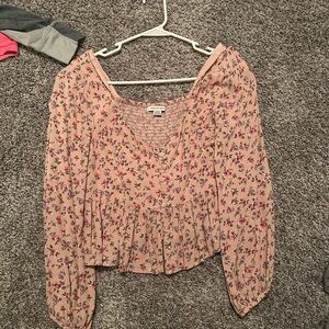 Floral Pink Blouse